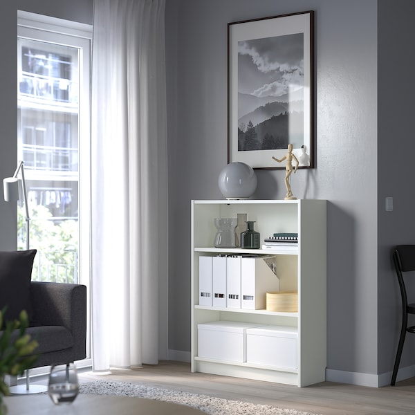 IKEA BILLY Bookcase, 31 1/2x11x41 3/4 in White, Ikea Ireland | 6398QOSVT