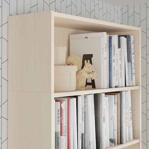 IKEA BILLY Height extension unit, 32x11x14 in Birch Effect, Ikea Ireland | 0615CKLDM