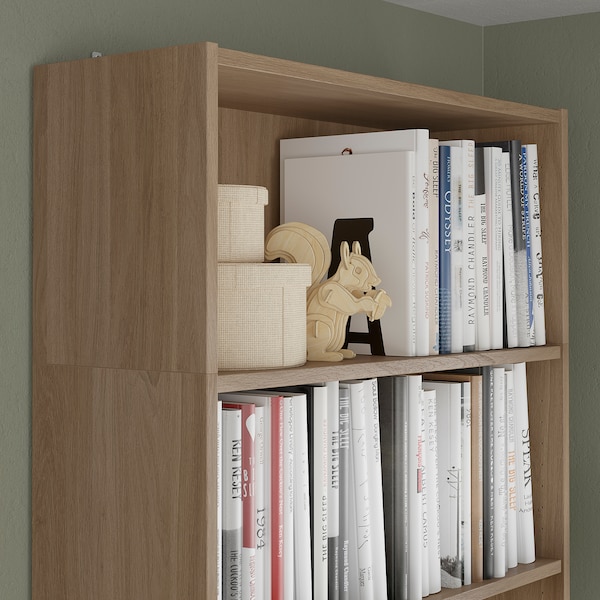 IKEA BILLY Height extension unit, 32x11x14 in Oak Effect, Ikea Ireland | 6391RXPZM