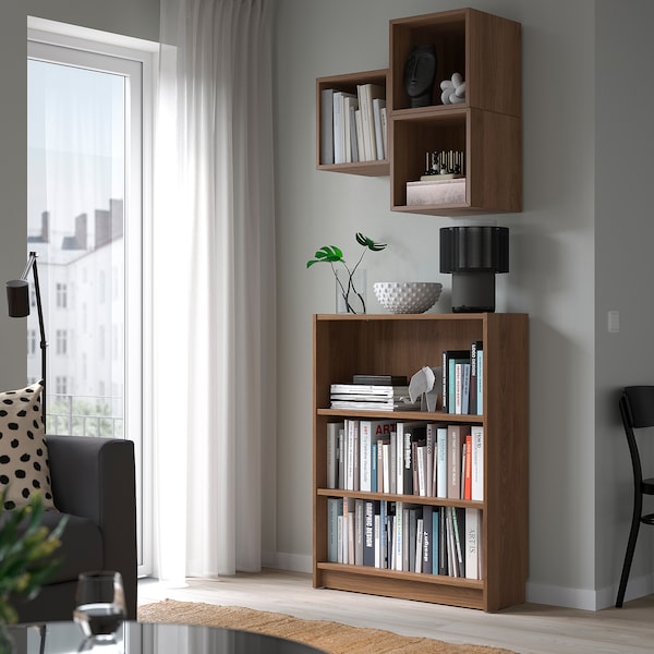 IKEA BILLY / EKET bookcase combination, brown walnut effect, Ikea Ireland | 7623NXJIY
