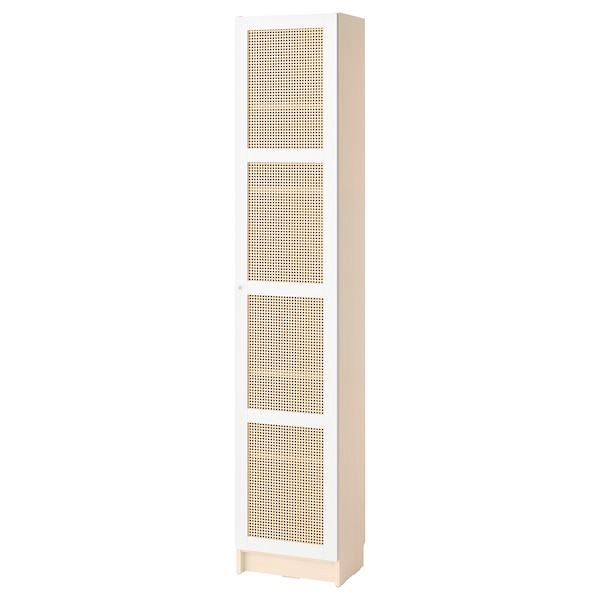 IKEA BILLY / HÖGADAL bookcase with door, 15 3/4x11 3/4x79 1/2 in Birch Effect, Ikea Ireland | 5243MWYXQ