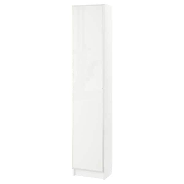 IKEA BILLY / HÖGBO bookcase comb w glass doors, 15 3/4x11 3/4x79 1/2 in White, Ikea Ireland | 6372IEHRL