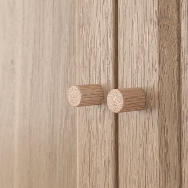 IKEA BILLY / OXBERG bookcase comb w doors, 94 1/2x11 3/4x41 3/4 in Oak Effect, Ikea Ireland | 9567LVACX
