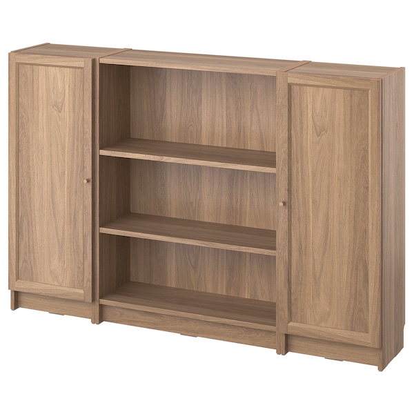IKEA BILLY / OXBERG bookcase comb w doors, 63x41 3/4 in Oak Effect, Ikea Ireland | 8945CFAXK