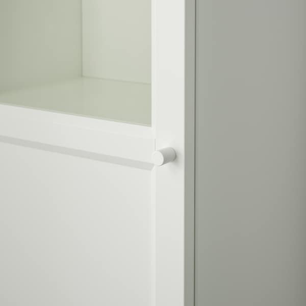 IKEA BILLY / OXBERG bookcase w hght ext ut/pnl/glss drs, white/glass, 15 3/4x11 3/4x93 1/4 in, Ikea Ireland | 8016UDXTV