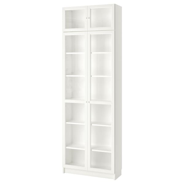 IKEA BILLY / OXBERG bookcase, white, 31 1/2x11 3/4x93 1/4 in, Ikea Ireland | 4173CGZDR