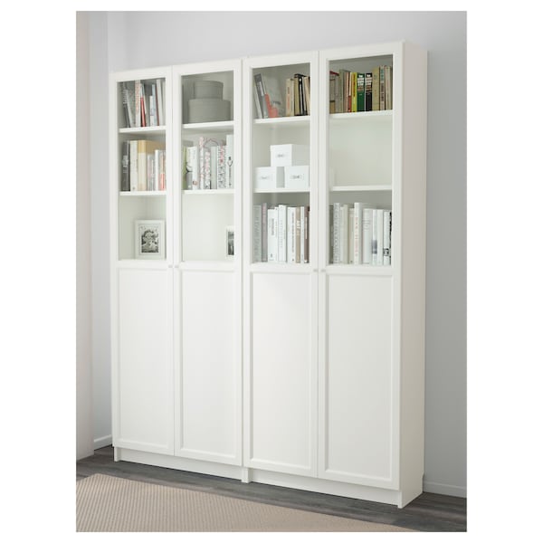 IKEA BILLY / OXBERG bookcase, white, 63x11 3/4x79 1/2 in, Ikea Ireland | 2314ZIFHC