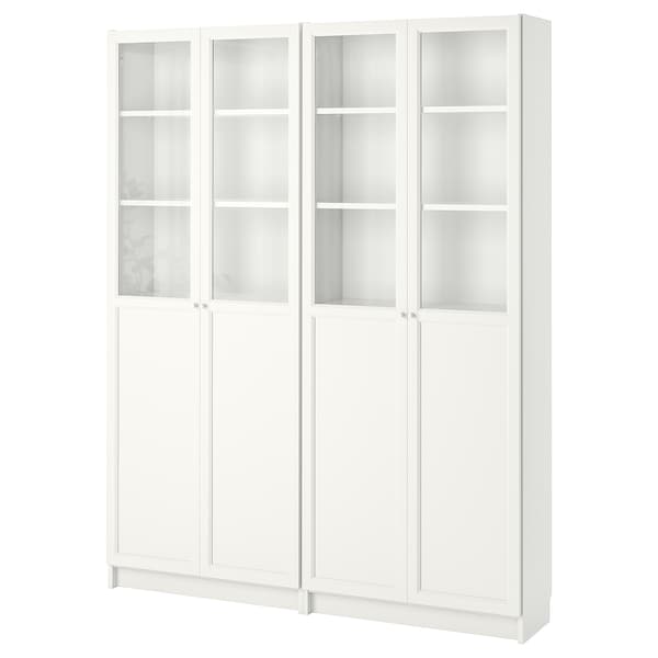 IKEA BILLY / OXBERG bookcase, white, 63x11 3/4x79 1/2 in, Ikea Ireland | 2314ZIFHC