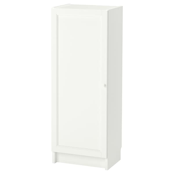 IKEA BILLY / OXBERG bookcase with door, 15 3/4x11 3/4x41 3/4 in White, Ikea Ireland | 6832KMZOA