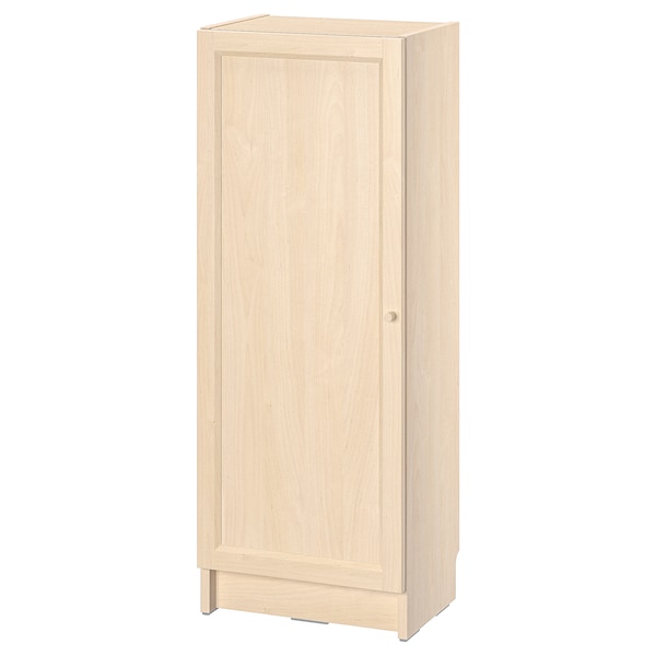 IKEA BILLY / OXBERG bookcase with door, 15 3/4x11 3/4x41 3/4 in Birch Effect, Ikea Ireland | 4983WJIXS