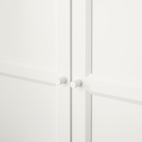 IKEA BILLY / OXBERG bookcase with doors, 31 1/2x11 3/4x79 1/2 in White, Ikea Ireland | 2973CULTK