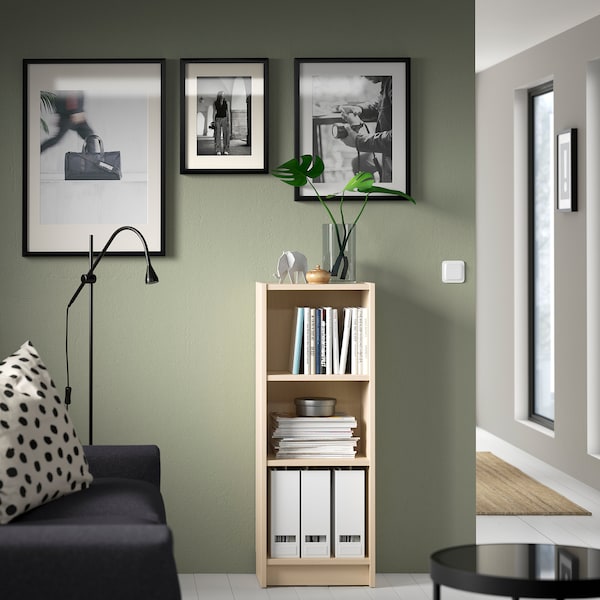 IKEA BILLY bookcase, 15 3/4x11x41 3/4 in Birch Effect, Ikea Ireland | 1608HCKRZ