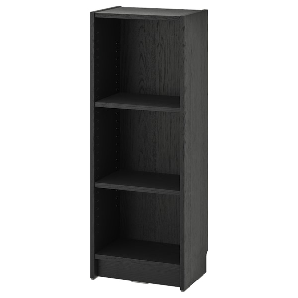 IKEA BILLY bookcase, 15 3/4x11x41 3/4 in Black Oak Effect, Ikea Ireland | 7952SCJIQ