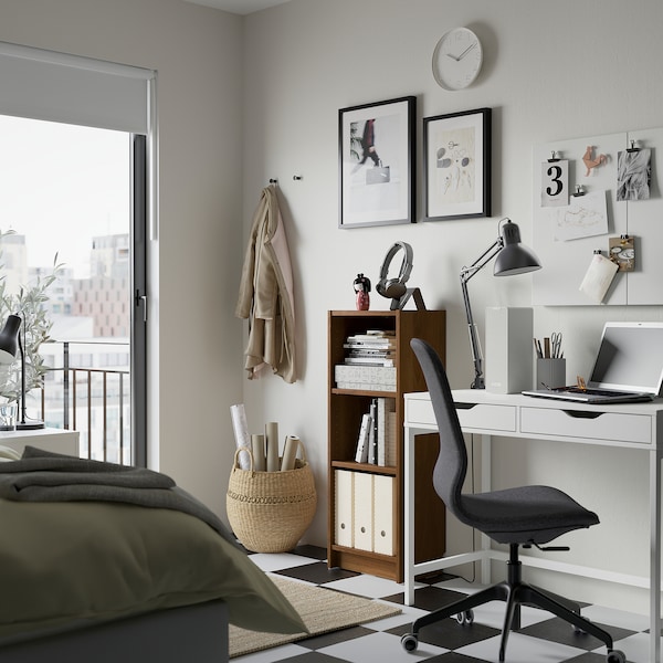 IKEA BILLY bookcase, 15 3/4x11x41 3/4 in Brown Walnut Effect, Ikea Ireland | 4182SMLWX