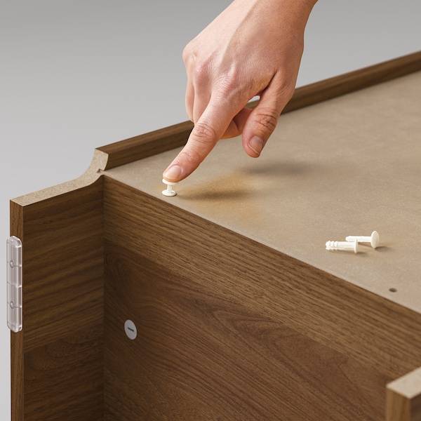 IKEA BILLY bookcase, 15 3/4x11x41 3/4 in Brown Walnut Effect, Ikea Ireland | 4182SMLWX