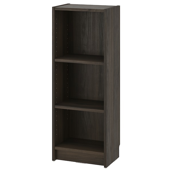 IKEA BILLY bookcase, 15 3/4x11x41 3/4 in Dark Brown Oak Effect, Ikea Ireland | 1326JHKTY