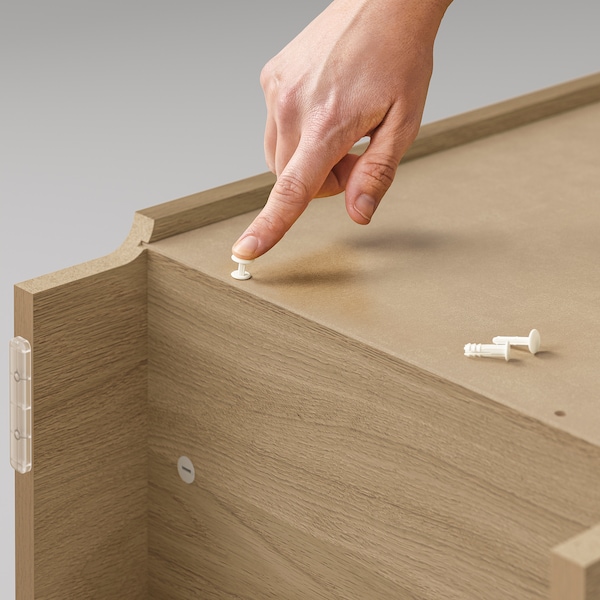 IKEA BILLY bookcase, 15 3/4x11x79 1/2 in Oak Effect, Ikea Ireland | 4689MIYZN