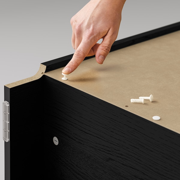 IKEA BILLY bookcase, 31 1/2x11x79 1/2 in Black Oak Effect, Ikea Ireland | 2347NFVDA