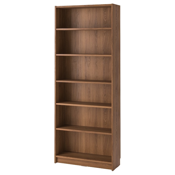IKEA BILLY bookcase, 31 1/2x11x79 1/2 in Brown Walnut Effect, Ikea Ireland | 3584NTSGR