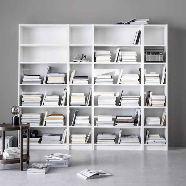 IKEA BILLY bookcase, 31 1/2x11x79 1/2 in White, Ikea Ireland | 9432FJOVA