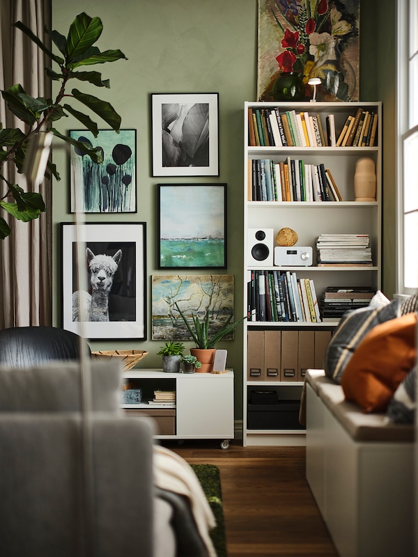 IKEA BILLY bookcase, 31 1/2x11x79 1/2 in White, Ikea Ireland | 9432FJOVA