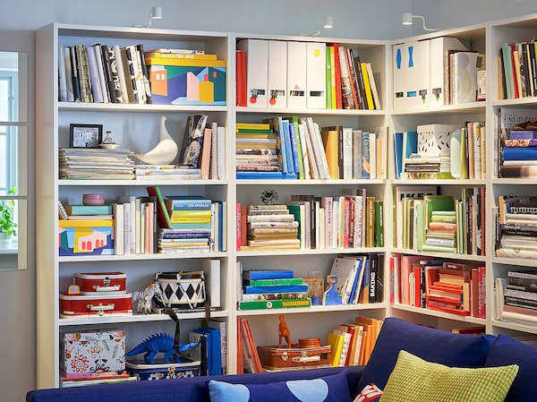 IKEA BILLY bookcase, 31 1/2x11x79 1/2 in White, Ikea Ireland | 9432FJOVA