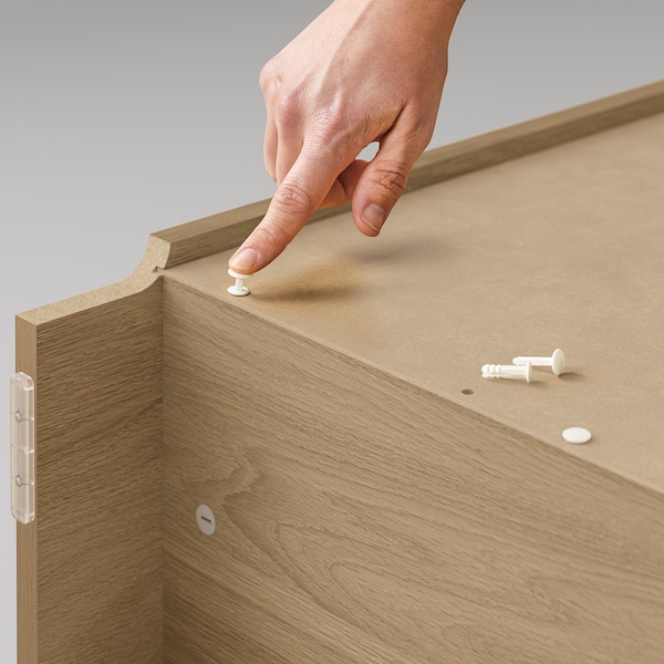 IKEA BILLY bookcase comb w extension units, 78 3/4x11x93 1/4 in Oak Effect, Ikea Ireland | 8374IJRNU