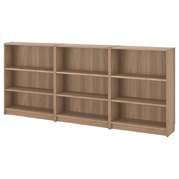 IKEA BILLY bookcase combination, 94 1/2x11x41 3/4 in Oak Effect, Ikea Ireland | 7691QJXMA