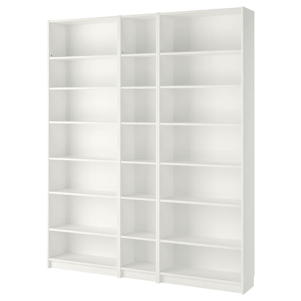 IKEA BILLY bookcase, white, 78 3/4x11x93 1/4 in, Ikea Ireland | 1486QDOEB