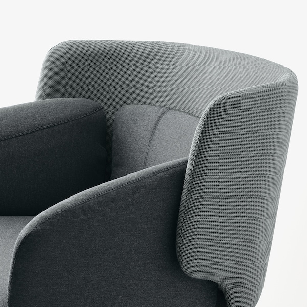 IKEA BINGSTA Armchair, Vissle dark gray/Kabusa dark gray, Width: 27 1/2 in Height: 29 7/8 in. Order today!, Ikea Ireland | 3867IUDMO