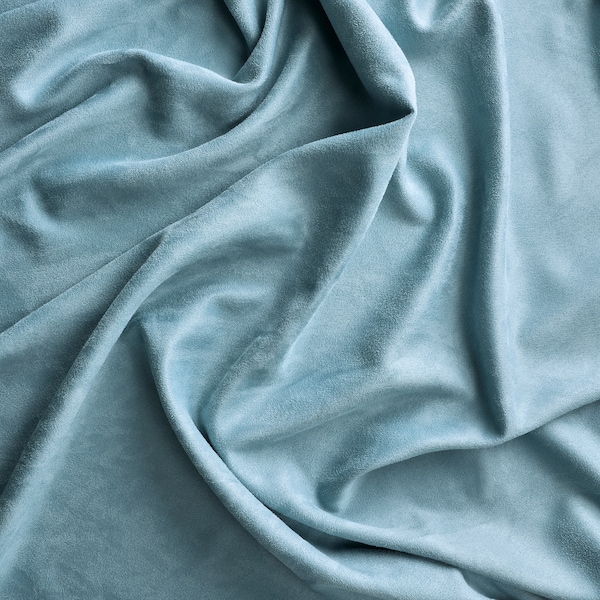 IKEA BIRTNA black-out curtains, 1 pair, light gray-turquoise, 57x98 in, Ikea Ireland | 8591HLOID