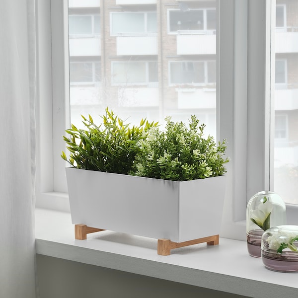 IKEA BITTERGURKA plant pot, white, 12 ½x6 in, Ikea Ireland | 5640OPMKI