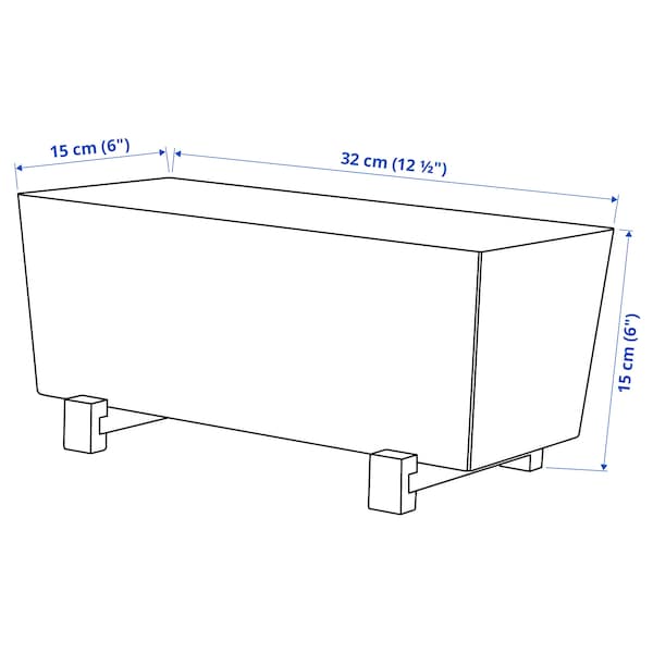 IKEA BITTERGURKA plant pot, white, 12 ½x6 in, Ikea Ireland | 5640OPMKI