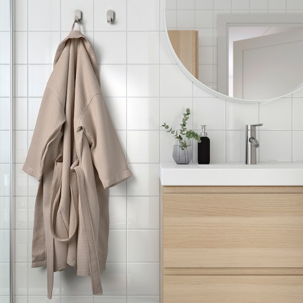 IKEA BJÄLVEN bathrobe, S/M Beige, Ikea Ireland | 5407OFMUP