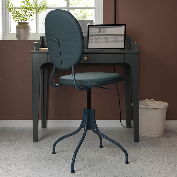 IKEA BJÖRKBERGET swivel chair Idekulla Blue, Ikea Ireland | 8063CWUTR