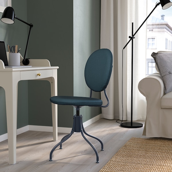 IKEA BJÖRKBERGET swivel chair Idekulla Blue, Ikea Ireland | 8063CWUTR