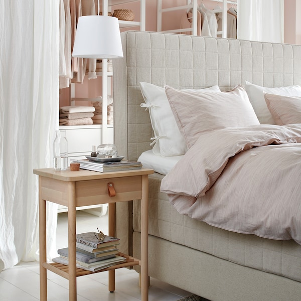 IKEA BJÖRKSNÄS nightstand, 18 7/8x15 in Birch, Ikea Ireland | 8136NAGML