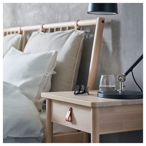 IKEA BJÖRKSNÄS nightstand, 18 7/8x15 in Black, Ikea Ireland | 4125EWJNI
