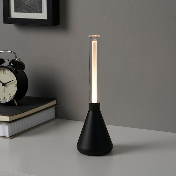 IKEA BJÖRKSPIREA LED decorative light, black tube-shaped, Ikea Ireland | 9031FEZAW