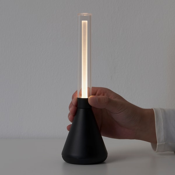 IKEA BJÖRKSPIREA LED decorative light, black tube-shaped, Ikea Ireland | 9031FEZAW