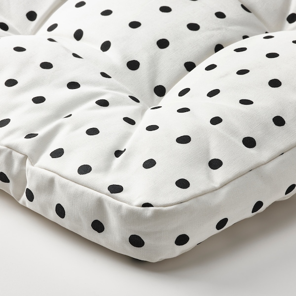 IKEA BJÖRKTRAST children's armchair cushion, white/black, Ikea Ireland | 6728GZYSL