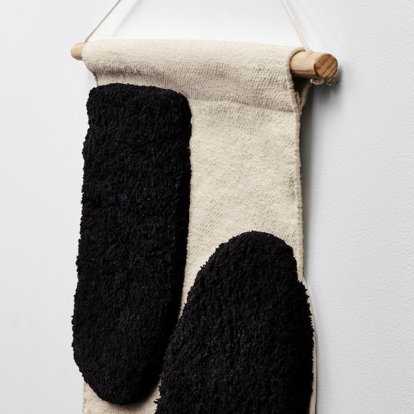 IKEA BLANDSKOG hanging tapestry, beige/black, 27 1/2x27 1/2 in, Ikea Ireland | 1498TIODV