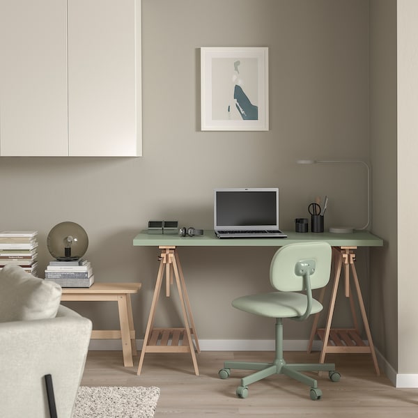 IKEA BLECKBERGET swivel chai Idekulla Light Green, Ikea Ireland | 3281PKDCS