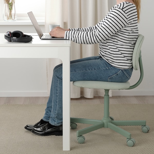 IKEA BLECKBERGET swivel chai Idekulla Light Green, Ikea Ireland | 3281PKDCS