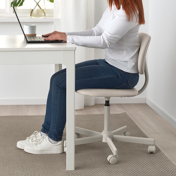 IKEA BLECKBERGET swivel chair Idekulla Beige, Ikea Ireland | 3569PYTFK