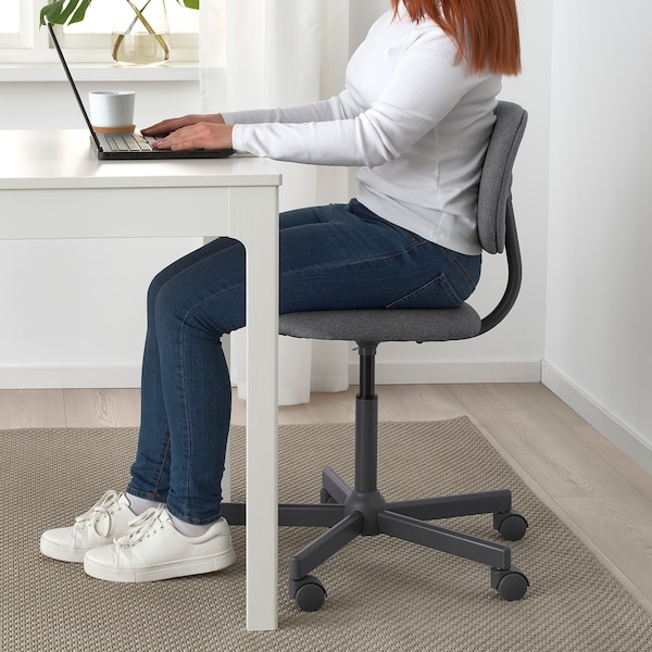 IKEA BLECKBERGET swivel chair Idekulla Dark Gray, Ikea Ireland | 2607VJXPD