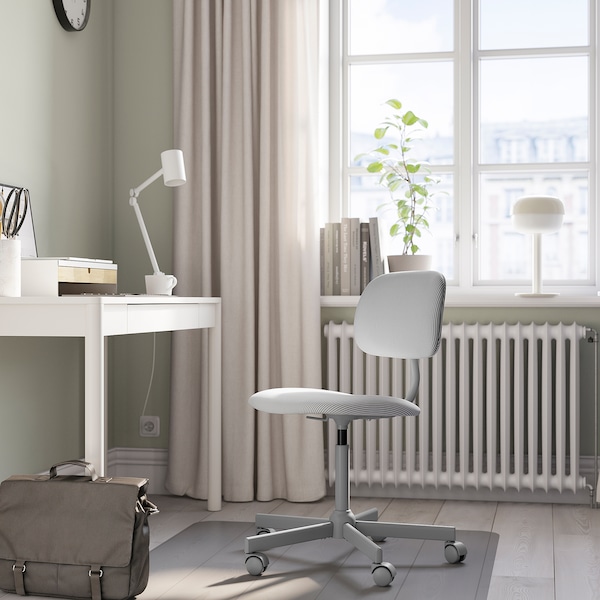 IKEA BLECKBERGET swivel chair Klovsta White / Gray, Ikea Ireland | 3719ARYGB
