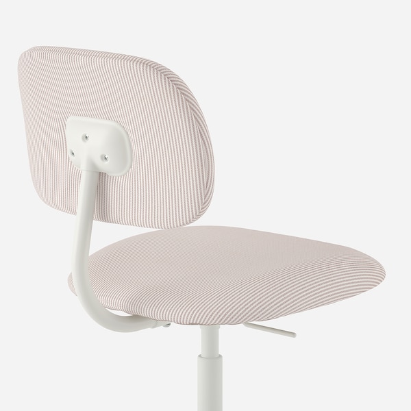 IKEA BLECKBERGET swivel chair Klovsta White / Orange / Brown, Ikea Ireland | 7314UXZIR