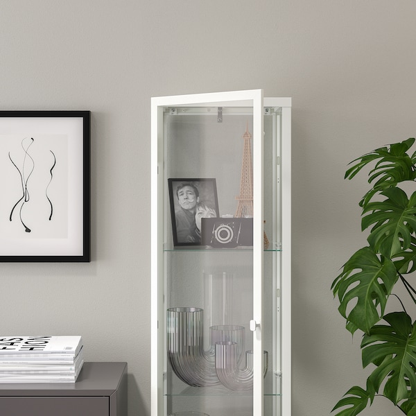 IKEA BLÅLIDEN glass-door cabinet, 13 3/4x12 5/8x59 1/2 in White, Ikea Ireland | 0247BLIGX