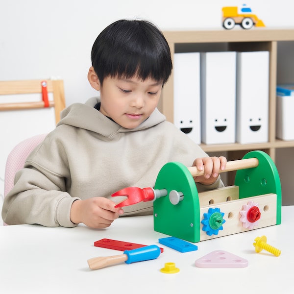 IKEA BLOMFLUGA 13-piece toy tool set, Ikea Ireland | 1269UMRNH